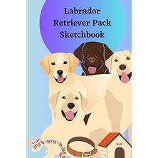 Mey İthalat Labrador Retriever Pack Sketchbook, Lab Fan Sketchbook, Lab Sketchbook 6" x 9" 100 Pages, Art Pad, Dog Fan Sketchbook