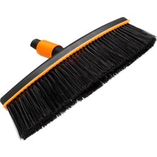 Mey İthalat Fiskars Outdoor Fırçası, Quikfit Alet Başlığı, Genişlik: 38 Cm, Polipropilen Kıllar, Siyah/turuncu, Quikfit, 1001416