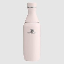 Mey İthalat Stanley All Day Slim Soğuk Su Şişesi Termosu, 0.35 Litre, Pembe Kuvars (Rose Quartz)
