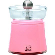 Mey İthalat Peugeot Bali 8 cm Tuz Değirmeni, Akrilik, 6 x 6 x 8 Cm, Akrilik, Pembe, 6 x 6 x 8 cm