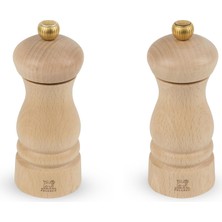 Mey İthalat Peugeot Clermont Natural Karabiber ve Tuz Değirmen Seti 13 cm