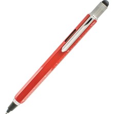 Mey İthalat Monteverde Tool Pen Serisi MV35254 Rb Multifunction Kırmızı Roller Kalem