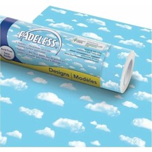 Mey İthalat Fadeless Bülten Panosu Kağıdı, Sınıf Dekoru Için Solmaya Dayanıklı Kağıt, 48 Inç x 30 Cm, Bulutlar, 1 Rulo