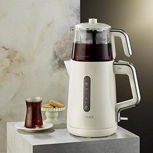 Mey İthalat Aryıldız Tea Perfect Çay Makinesi Krem