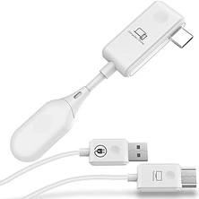 Mey İthalat Coverzone Kablosuz Hd Görüntü Aktarıcı Seti - 50M Menzil, Usb-C Verici ve Alıcı, Plug & Play, HDMI Destekli, Video Izleme, Oyun Oynama ve Fikir Paylaşımı Için Uygun | ZR1179