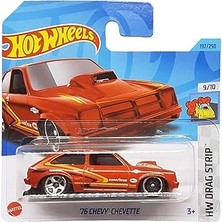 Mey İthalat Hot Wheels - ´76 Chevy Corvette - Hw Drag Strip 9/10 - HKH35 - Short Card - Good Year - Bell - Mattel 2023