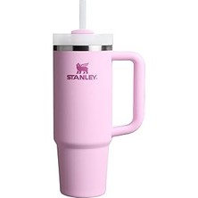 Mey İthalat Stanley Quencher Pipetli Termos Bardak, 0.89 Litre, Kiraz Çiçeği (Cherry Blossom)