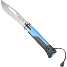 Mey İthalat Opinel Inox 8 No Paslanmaz Çelik Çakı, Mavi