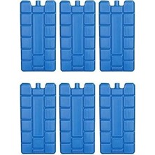 Mey İthalat Buz Aküsü Extra Soğutma Özellikli Sıvılı 400 ml Kaset Termos Buz Aküsü 60 Saat Koruma 6 Adet