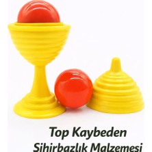 ALK Sarı Renk Sihirli Kupa Top Kaybetme Oyunu 7 cm