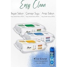 Mey İthalat Sleepy Easy Clean Yüzey Temizlik Havlusu Seti 7 ve Toz Kovar