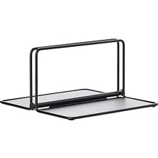 Mey İthalat Zone Denmark Metal Tek Peçete Tutucu 22,5 x 22,5 x 11,3 Cm, Siyah