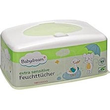 Mey İthalat Babydream Bebek Islak Mendil Çok Hassas Cilt, Aloe Veralı 80'li