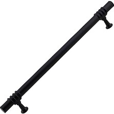 Mey İthalat Eylül (192 mm - 19.2 Cm) Siyah Metal Mobilya Mutfak Çekmece Dolap Dolabı Kapak Kulbu Kulpu Kulpları