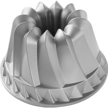 Mey İthalat Nordicware Kek Kalıbı Yuvarlak Pasta, Alüminyum Döküm, Gümüş, 22,9 x 22,9 x 13,5 cm