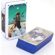 ALK Metal Kutulu Tarot Kartı White Numen