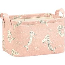 Mey İthalat Ocean Home Textile Çocuk Odası Deniz Kızı Sepet 30 x 21 x 18 cm