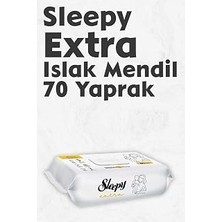 Mey İthalat Sleepy Extra Islak Mendil 70 Adet