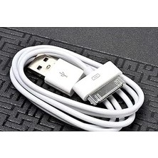 Mey İthalat Psr Aksesuar Beyaz Beyaz iPhone 4s USB Kablo- ile Uyumlu