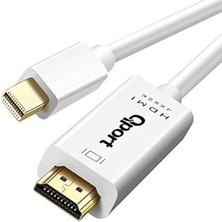Mey İthalat Qport Q-Dpm 1.8 Metre Mini Display Port HDMI Kablo