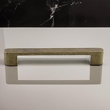 Mey İthalat Uhud Kulp 128 mm Antik Sarı Metal Mutfak Mobilya Çekmece Mutfak Dolap Dolabı Kulpları Kapak Kulbu