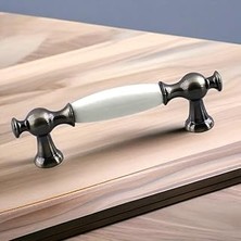 Mey İthalat Arnas Antik Nikel Metal Kulp 96 mm Mobilya Çekmece Mutfak Dolabı Dolap Kapak Kulpları Kulb Kulpu