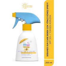 Mey İthalat Sebamed Baby Spf 50+%98 Uva Korumalı Uvb Filtreli Çok Yönlü Koruyucu Çocuk Güneş Spreyi 200 ml