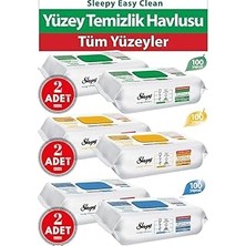 Mey İthalat Sleepy Easy Clean Yüzey Temizlik Havlusu 6lı Set
