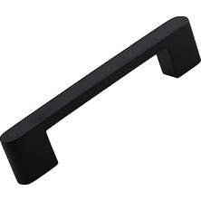 Mey İthalat Uhud Kulp 96 mm Siyah Metal Mutfak Mobilya Çekmece Mutfak Dolap Dolabı Kulpları Kapak Kulbu 9.6 cm