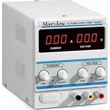 Mey İthalat RXN-1502D 0-15VOLT 0-2AMPER Trafolu Ayarlı Güç Kaynağı Marxlow