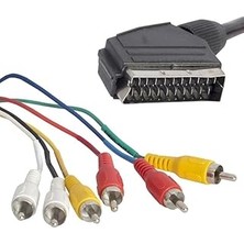 Mey İthalat Scart 6 Rca Stereo Standart 1.5 Metre Kablo