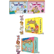 TeknoKapsül Çocuk Akademi Kız-Erkek Bebek Cırt Cırtlı Kitap ve Yapboz Serisi Eko Paket