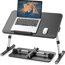Mey İthalat Bix Saiji AL30 Ayarlanabilir Laptop Standı Ergonomik Tasarım 17 Inç Uyumlu Taşınabilir Masa Siyah