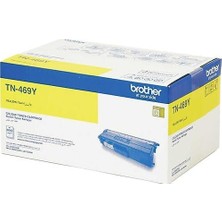 Mey İthalat Brother TN-469Y Orijinal Renkli Toner Kartuşu, Sarı, 9.000 Sayfaya Kadar Sayfa Verimi