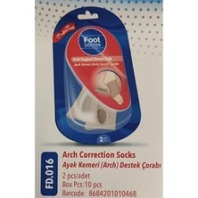 Mey İthalat Foot Doctor Ayak Kemeri (Arch) Destek Çorabı 2 Li