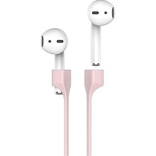 Mey İthalat Mcstorey Mıknatıslı Kulaklık Askısı | Airpods ve Tws Kulaklıklarla Uyumlu Boyun Askısı, Silikon Kordon, Spor ve Günlük Kullanım Için Düşme Önleyici Tutucu Pembe