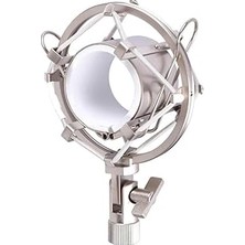 Mey İthalat Lastvoice Shm-02 Pro Stüdyo Mikrofon Gri Shock Mount (Metal)