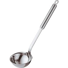 Mey İthalat Rösle Kepçe, Yüksek Kaliteli Kepçe, Yuvarlak Saplı, 9 Cm, Paslanmaz Çelik 18/10, Bulaşık Makinesinde Yıkanabilir