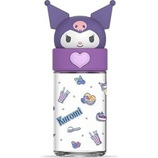 Mey İthalat Netavantaj Lisanslı Kawaii Kuromi Silikon Cam Şişe