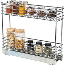 Mey İthalat Household Essentials Glidez Dar Kayar Düzenleyici, 12,7 Cm, Krom