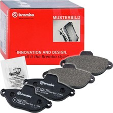 Mey İthalat Brembo Fren Balatası, Arka Mini Cooper R50,R52, R53 (2001-2007) 123(W) x 16(T) x 44(H1) mm P06032