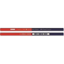 Mey İthalat Faber-Castell Faber Mavi-Kırmızı Renkli Kurşun Kalem (1131430000)