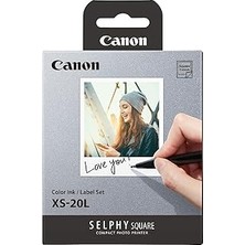 Mey İthalat Canon QX10 Selphy Mürekkep ve Kağıt Seti XS-20L (Canon Eurasia Garantili)