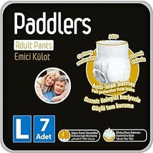 Mey İthalat Paddlers Yetişkin Hasta Emici Külot Bez Large (L) 7 Adet – Yüksek Emicilik, Sızdırmaz