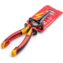 Mey İthalat Milwaukee T4932464564 Ağır Hizmet Tipi Vde Elektrikçi, Izoleli Karga Burun Pense 205MM