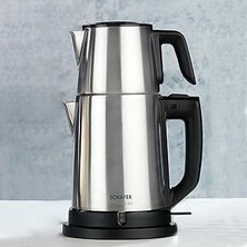 Mey İthalat Schäfer Optimal Plus Elektrikli Çay Makinesi Inox Renkli, Standart