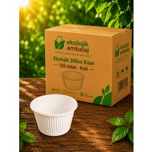 Ekolojik Ambalaj Doğa Dostu 300CC Ekolojik Kase 120 Adet - Koli