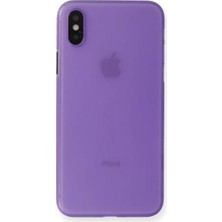 ALK Apple iPhone Xs Max Kılıf Pp Ultra Ince Kapak - Mor