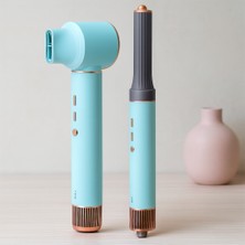 ALK Air Brush 5-In-1 Saç Kurutma ve Şekillendirme Makinesi 1300W (Mavi)