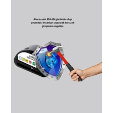 ALK 110 Db Alarmlı Disk Fren Kilidi Su Geçirmez Çelik Motosiklet Güvenlik Kilidi